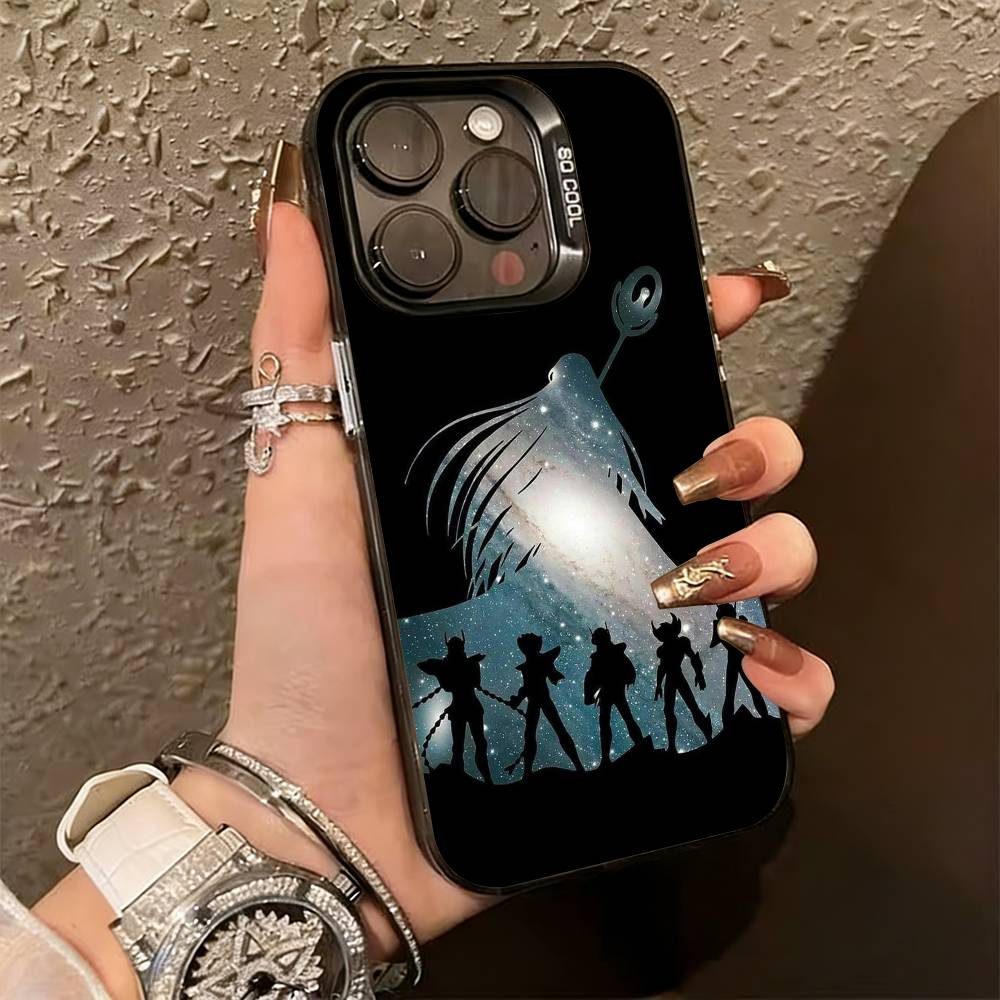 Saint S-Seiya K-Ritter Handyhülle Für iPhone 17,16,15,14,13,12,11 Plus,Pro Max,XS,Bunte Silberne Handyhülle Funda Cover
