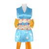 Costume Cosplay Nami di One Piece Kimono Corto Stampato in Raso Sexy Outfit per Role Play di Halloween Anime