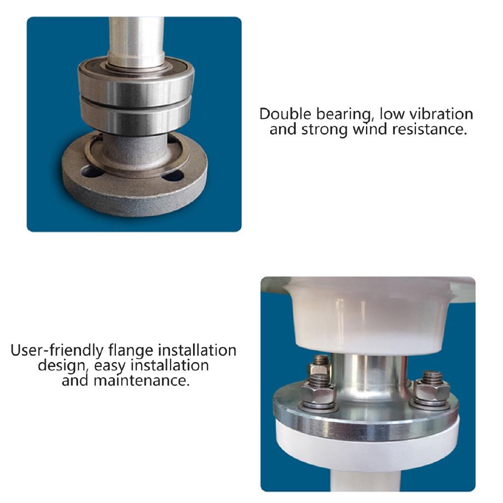 4000W 12V 24V  Lantern Vertical Axis Wind Turbines Generator 5 Blades Motor Kit for Home Hybrid Streetlight