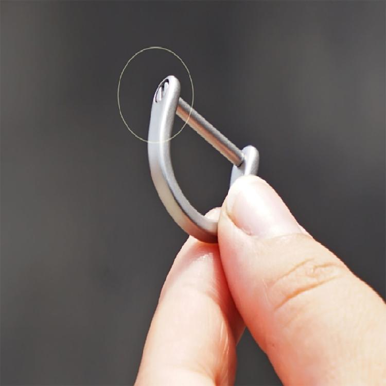 Screw in Shackle Semicircle D Rings DIY Crafts Horseshoe U Shape D Rings Buckle