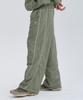 NINEZ Sporty Piping Curved Track Pants (2 Colors)