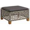 Vidaxl 5-Cz. Set da Giardino, Cuscini, Rattan PE Grigio