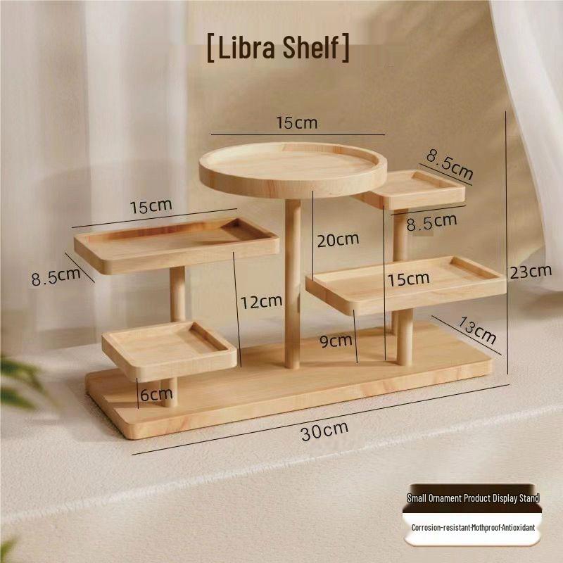 2025 Kreativt massivt trä smyckesställ