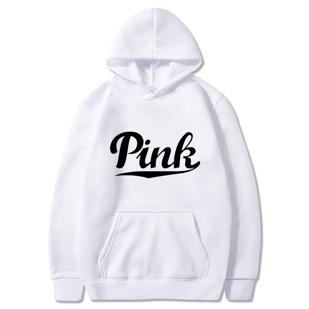 Harajuku Retro Letter Fleece Mens and Mens Hooded Sweatshirts Oversized Casual Pullover Loose Hoodies