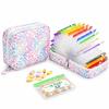 with14 Zippered Pouches Pill Pouch Organizer BPA-Free Medicine Case  Daily Travel