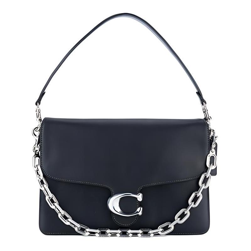 

COACH Tabby 30 Buckle Closure Cow Leather Underarm Bag Shoulder Bag Large Women s Black чорний
