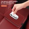 AABMH1 Car Tissue Box Holder PU Leathe Center Console Armrest Mount Napkin Case Fit Road Trip Organizer Easy Install For Cadillac