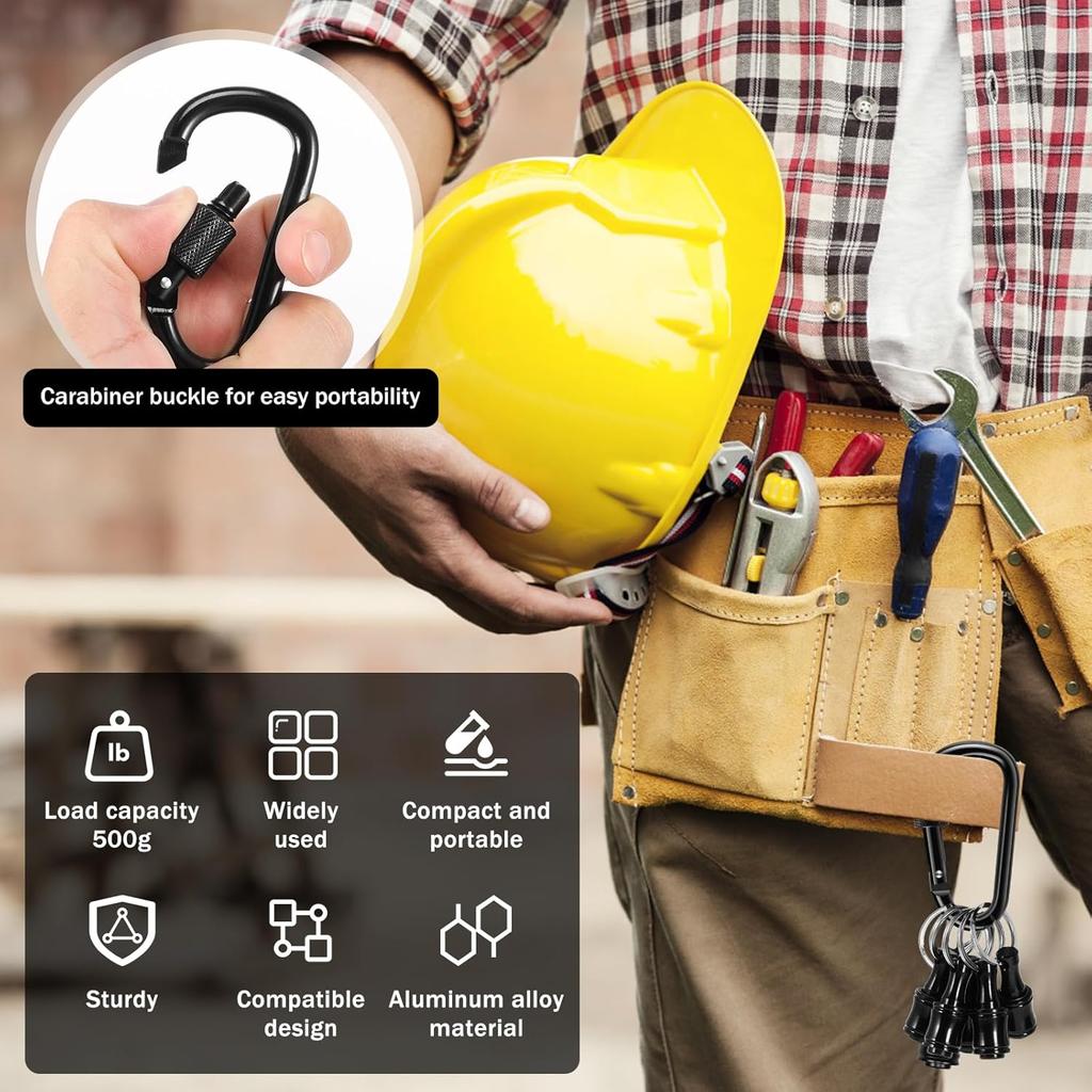 1/4 Inch Hex Shank Bit Holder, Portable Socket Drill Bit Holder, Quick Change Alloy Long and Short Drill Bit Extension Bar, Keychain Screwdriver Bits