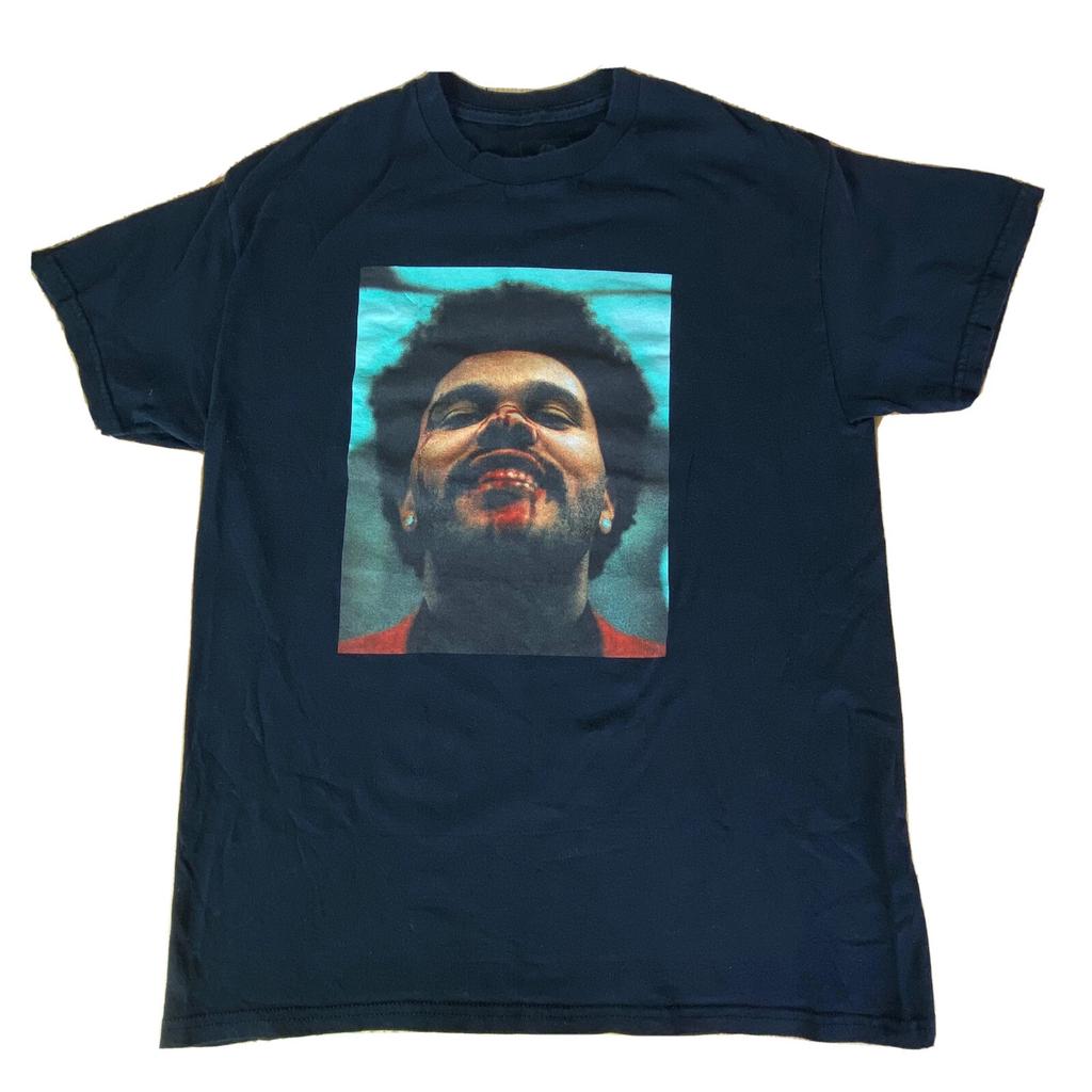 The Weekend After Hours XO Medium Womens Medium Tour Shirt Black Bloody Drip