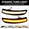 1Pair Flowing Dynamic Indicator Turn Signal Light LED Side Wing Mirror Blinker For Ford Kuga II DM2 Van Escape EcoSport 2013-19