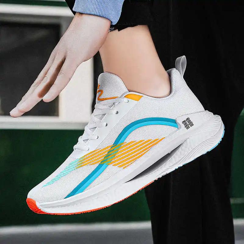 Fashion Thick-heeled Flat Sole Basket Running Flats Cheap Sneakers Spring Shoes Men Sports Dropship Casuall Sneskers Comfortable