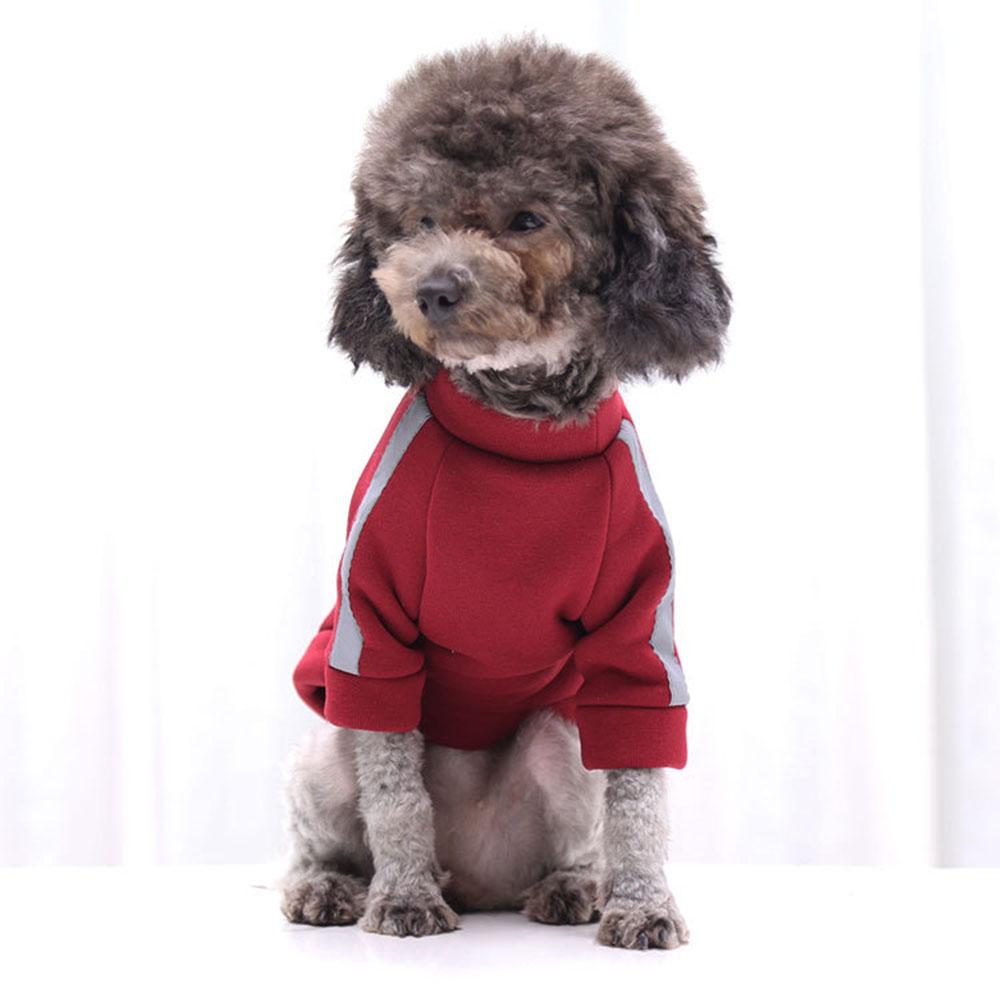 Reflective Small Dog Hoodie Clothes Winter Puppy Dog Sweater Warm Pet Coat Jacket Clothing Hoodies for Puppy Small Medium Dogs