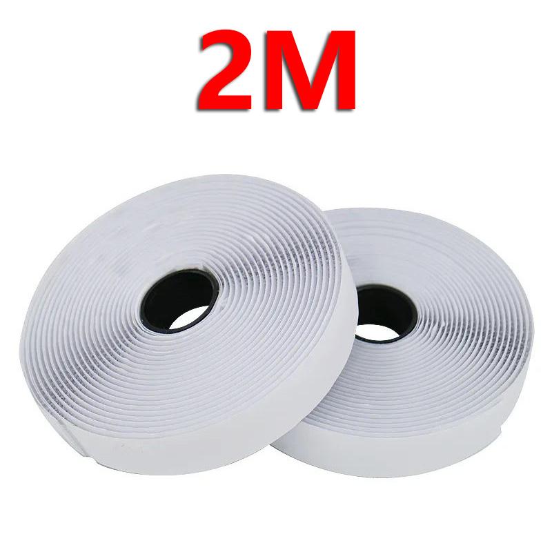 5M*20/25/30/50mm Width Magic Nylon Sticker Disks Velcros Tape Self-adhesive Hook and Loop Fastener DIY Sewing Supplies with Glue
