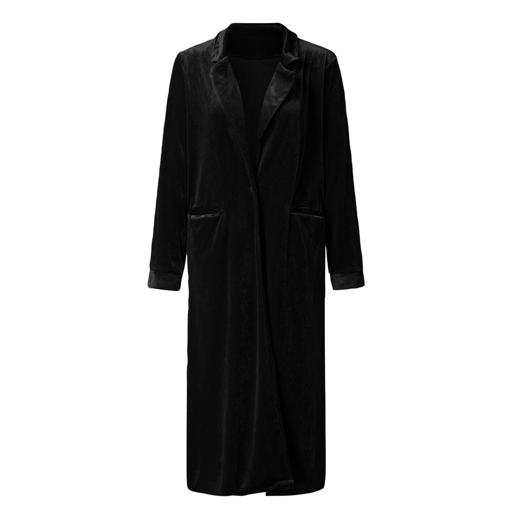 Women's Long Sleeve Tops Casual T-Shirts,Cardigan Cover Up Casual Blouse Tops Extra Long Trench