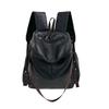 Schoolbag European and American retro soft pu backpack women's 1011 new British style cool sa pu backpack commuter multi-purpose backpack