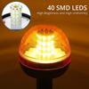 LED Rotating Warning Light for John Deere Tractor Truck Flashing Amber Flexible Emergency Strobe Lamp Beacon Forestry