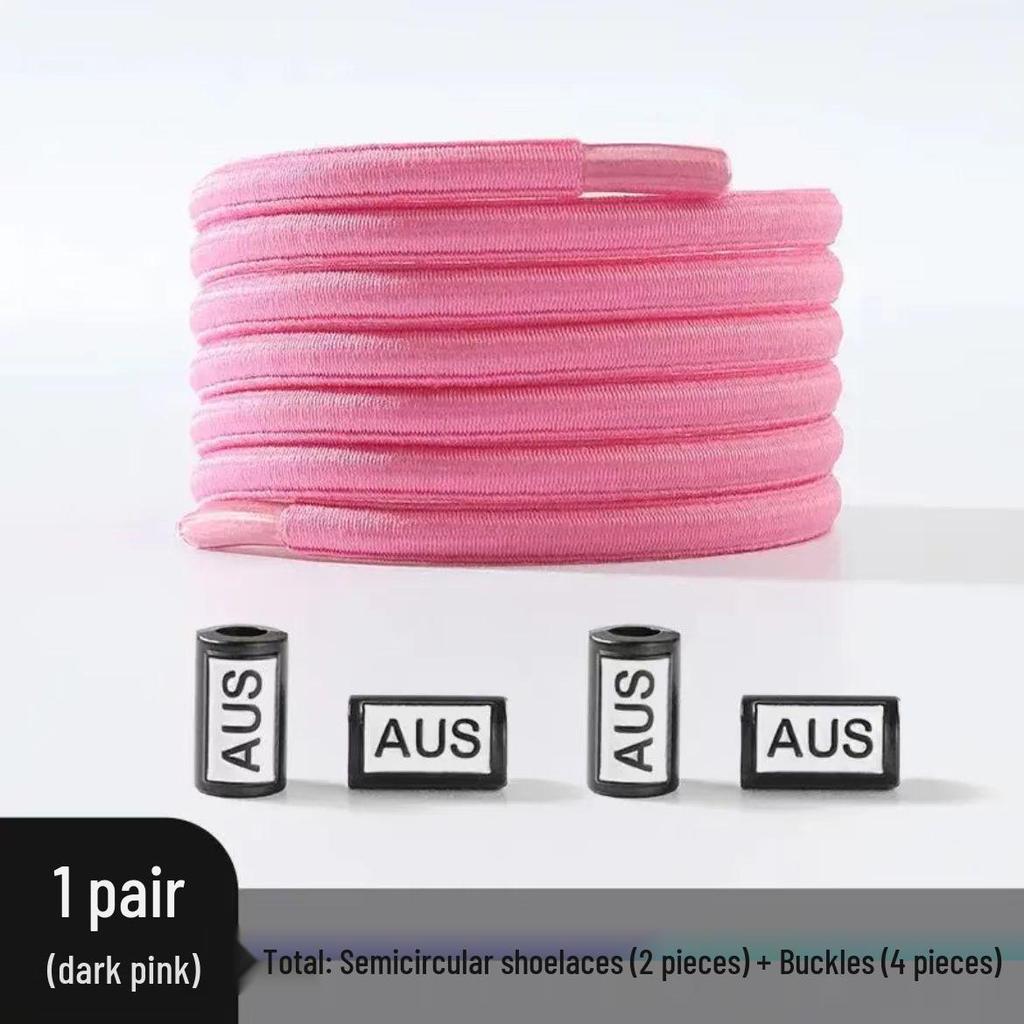Elastische Schnürsenkel ohne Binden mit Metallschnalle - Einfache Faule Schnürsenkel AUS