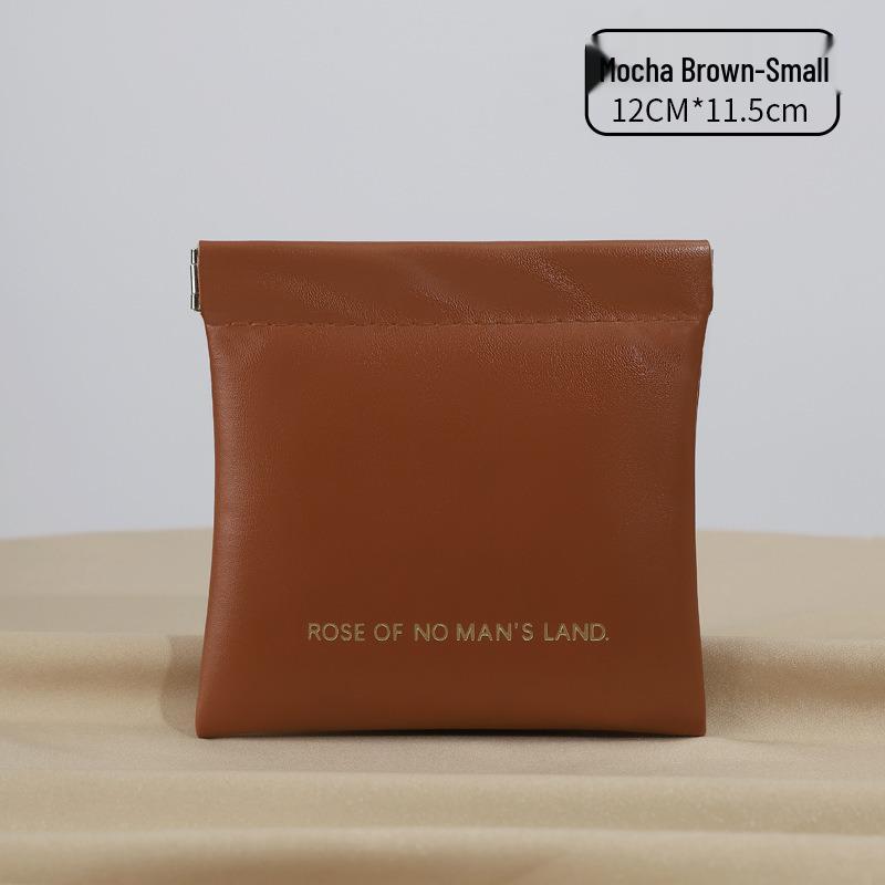 Clamshell Mini PU Earphone Case & Coin Purse - Candy Color Lipstick Storage Pouch