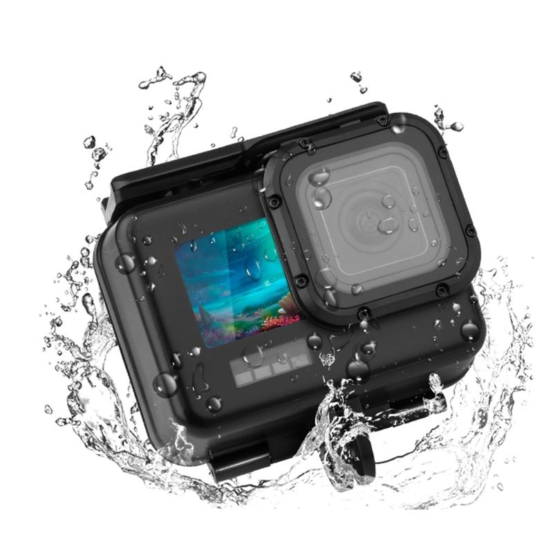 Underwater Diving Protective Cover Waterproof Case -scratch Housing Frame  for  9 Sports Camera Accessories