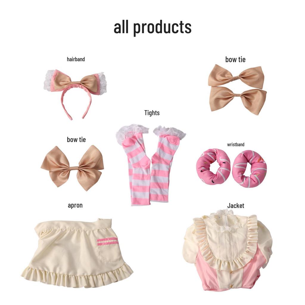 Fat Cat Peachy Women's Cute Soft Cat Ear Cosplay Costume