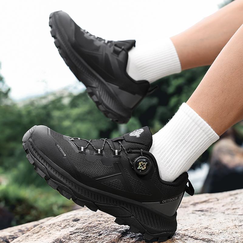 Hiking Shoes Male Waterproof Non-Slip Casual Sneakers Women Wear-Resistant Outdoor Walking Breathable Rubber Hiking Boots