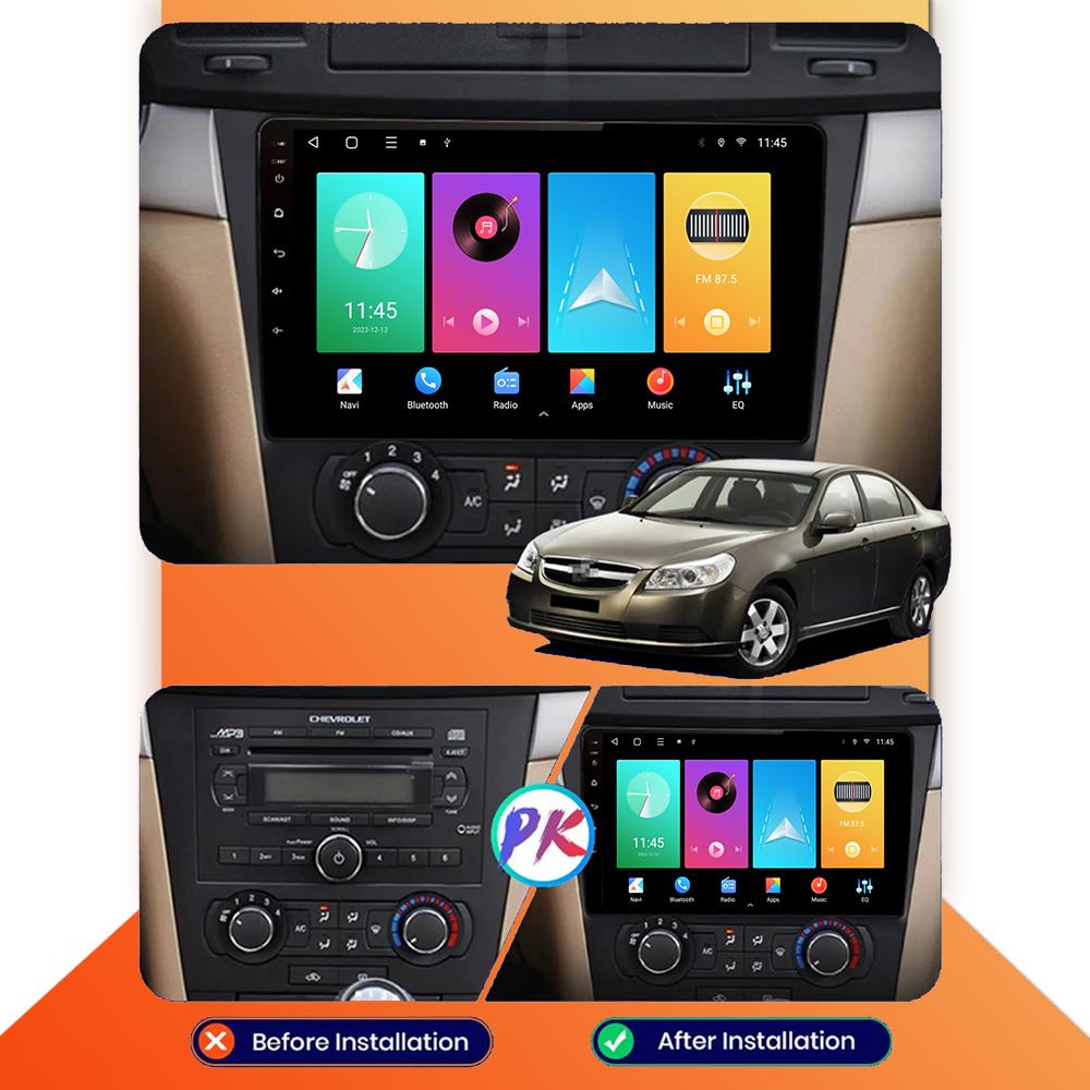 Car Radio Android Auto Carplay For Chevrolet Epica 1 2006 - 2012 Multimedia Player Head Unit Stereo GPS Navigation BT WIFI 1+16GB