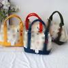 Go Out Handbag Bento Bag Office Worker Handbag Female Rabbit Rabbit Cartoon Cute Canvas Bag