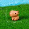 Niedliche Capybara Mini-Figur Blind Box Dekorationen Kunstharz Handwerk Spielzeug Auto Schreibtisch Ornament
