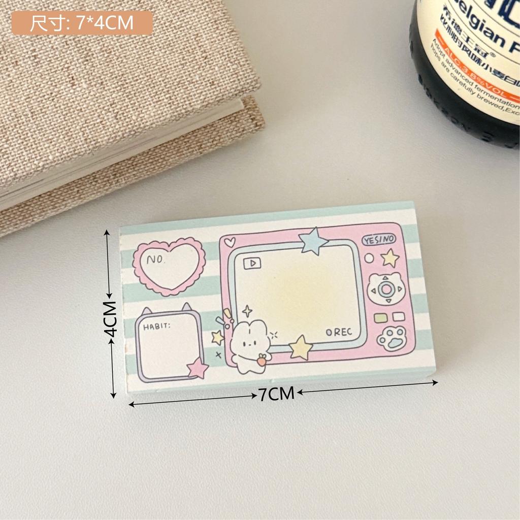 Memo Pads For Students Non-Sticky Non-Sticky Notepads Romantic Notepads Adorable Cute Mini Notepads For School Journaling
