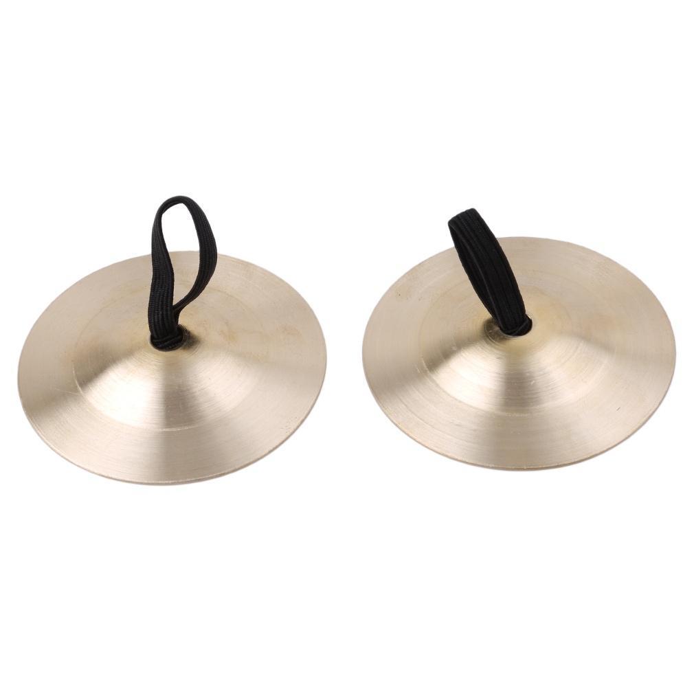 

Одна пара специальных тарелок на палец для танца живота One Size золотой