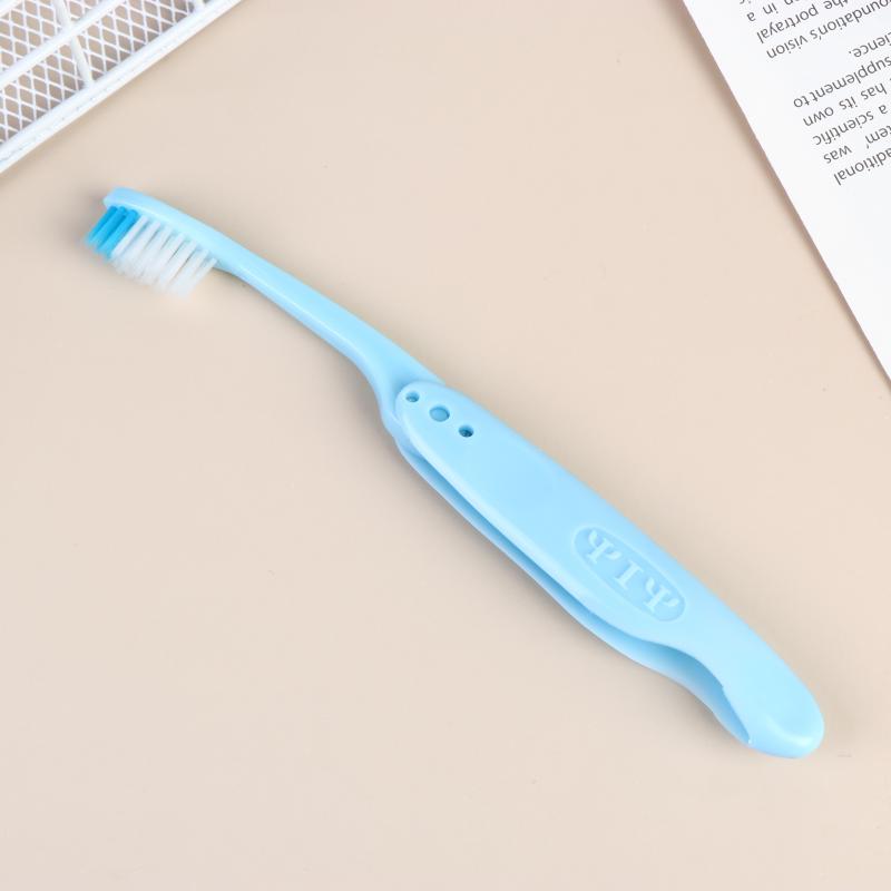Travel Folding Toothbrush Portable Toothbrush Built In Cover Multi Color Size Collapsible Brush For Trip Daily Use Women Men