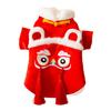 Dog Chinese New Year Outfit Furry Lining Tang Suit Outfit Festive Dog Snowsuit Chinese New Year Outfit Winter Apparel