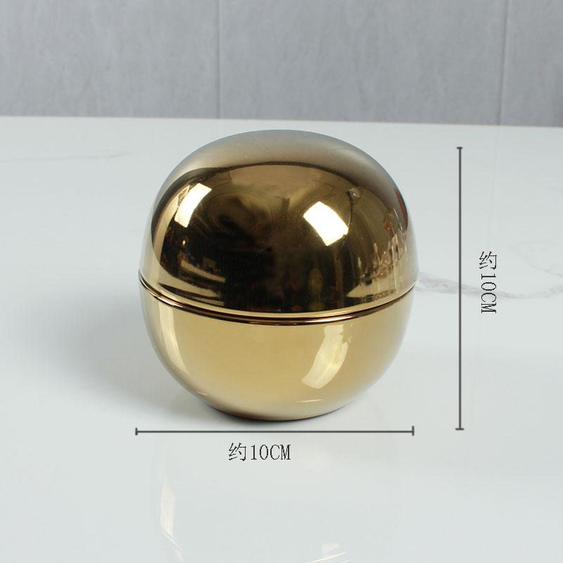 

Гальванизированная керамическая сферическая миска с крышкой, ресторанная миска для супа, миска для вареных яиц, десертные миски, золотая специальная столовая посуда