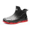 Fashion 2024 New Fashion Men's Short-tube Rain Boots Outdoor Non-slip Camping Rubber Shoes Waterproof Motorcycle Thick-soled Rain Boots