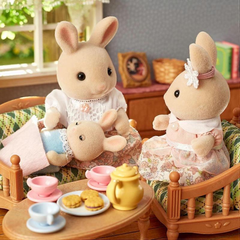 Sylvanian Families - Milk Rabbit Family Toy