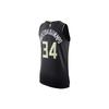 Nike NBA Basketball Jersey, Milwaukee Bucks, Giannis Antetokounmpo No. 34 Men Tops Black AT9852-010