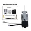 1Set Ender 3 V3 SE Hotend Nozzle Kit Efficient Heating Cooling Dissipate Heat Stainless Steel Throat 3D Printer Accessories
