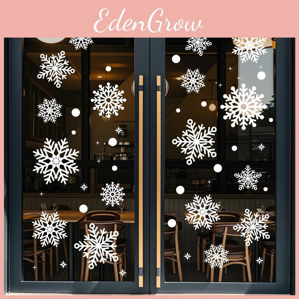 Stickers Christmas Window Set With Snowflake Design For Decoration Festive