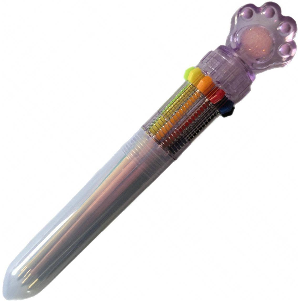 

Набор многоцветных шариковых ручек (10 цветов) для школьников 1 Pen + 4 Random Accessories