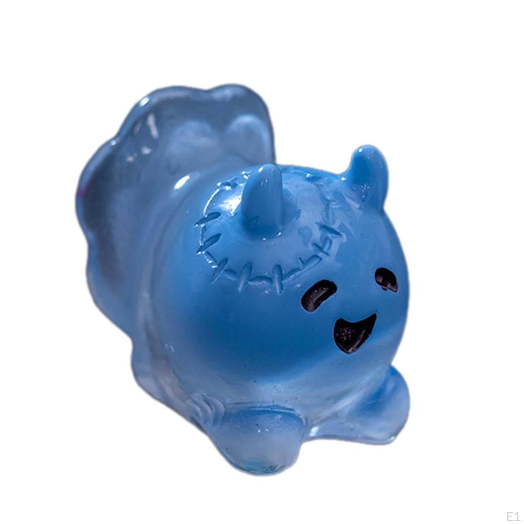 Halloween Ghost Figurines Ornaments Small Cute Mini Statues for Home Party Supplies