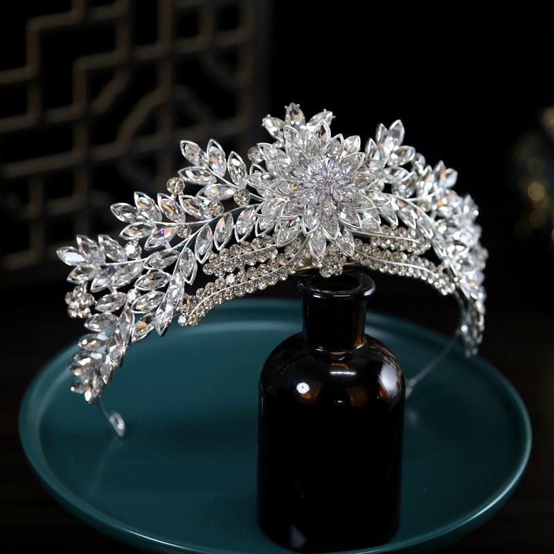 New Bridal Wedding Crown Headdress  Luxurious and Elegant Main Wedding Dress Crown Crown Hair Accessories Dress Accessories