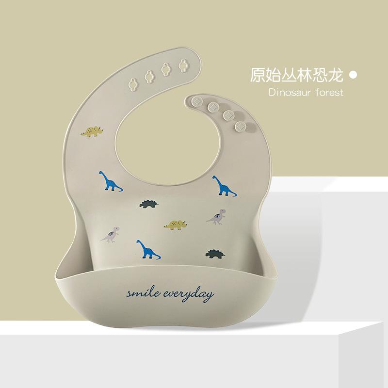 Children's Products Baby Bibs Waterproof Children Silicone Bibs Baby Drooling Rice Bibs Washable