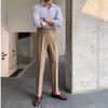 Men's Summer Slim Fit High Waist Casual Trousers