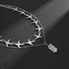 Creative Metal Flying Bird Splicing Choker Necklace for Women Men New Double Layer Stacking Pendant Necklace Jewelry Accessories