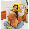 Plush Capybara Bee Toy Cartoon Stuffed Doll Living Room Decoration Gift Kids