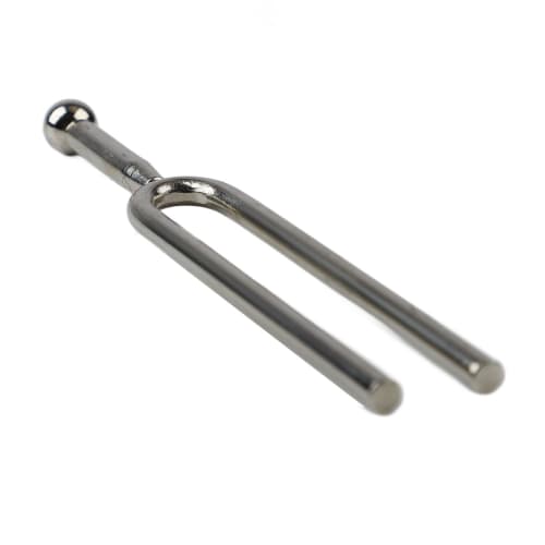 VGEBY A440Hz Tuning Fork, Metal Violin Tuning Fork Standard Tuner Tone Tool with Leather Cover for Guitar, Ukulele, and Violin