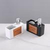 Multifunctional Pump Head Kitchen Soap Dispenser 160ml Sink Organizer Sponge Holder Press ABS Liquid Soap Dispenser Hand Washing
