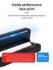 Portable Mini Thermal Printer - A4 Size, Mobile Phone Compatible