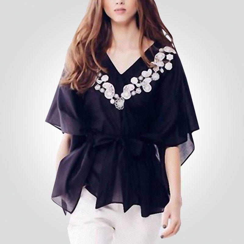 

Fashion Plus Size Stylish Niche Style Very Fairy Waist Trimming Shirt Tibetan youth S