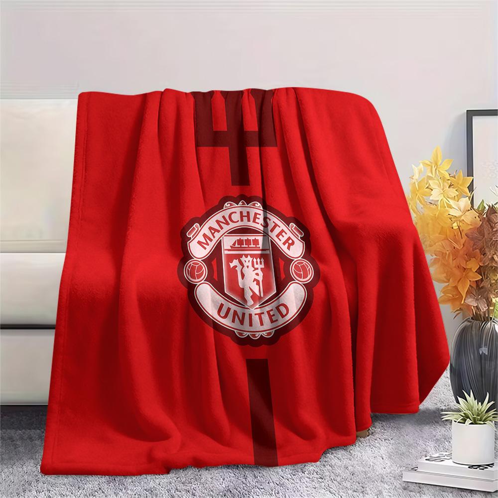 Manchester United Flannel Blanket, High quality Comfortable for All Seasons, Home Decor, Warmth and Comfort